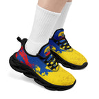 Custom Ecuador 2026 World Cup Sneakers DIY Country Flag Running Shoes Lightweight Sport Shoes Gift for Football Fans Personalized Team Name and Logo FN003-F009077-1