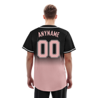 Custom Black Pink Fade Fashion Personalized Authentic Baseball Jersey BSBJ01-D0a70d9