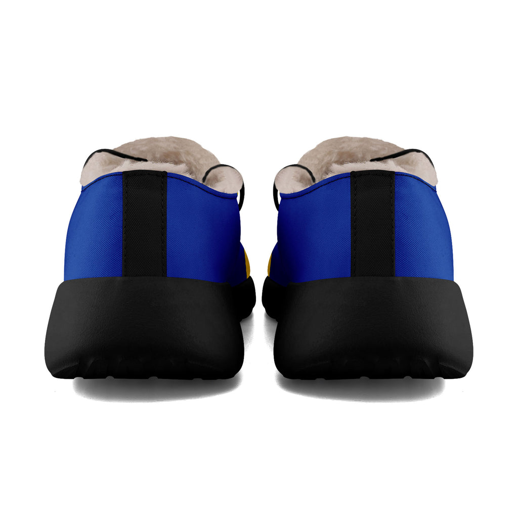 Custom Blue Yellow Los Angeles Shoes Personalized Sneaker FN042-D020279-15