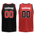 Custom Black White Classic Style Reversible Basketball Uniform Personalized COOLMAX BBJR-D017006