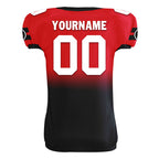Custom Red Blue Fade Fashion Houston High-Performance American Football Jersey FBJ06-D020252-12
