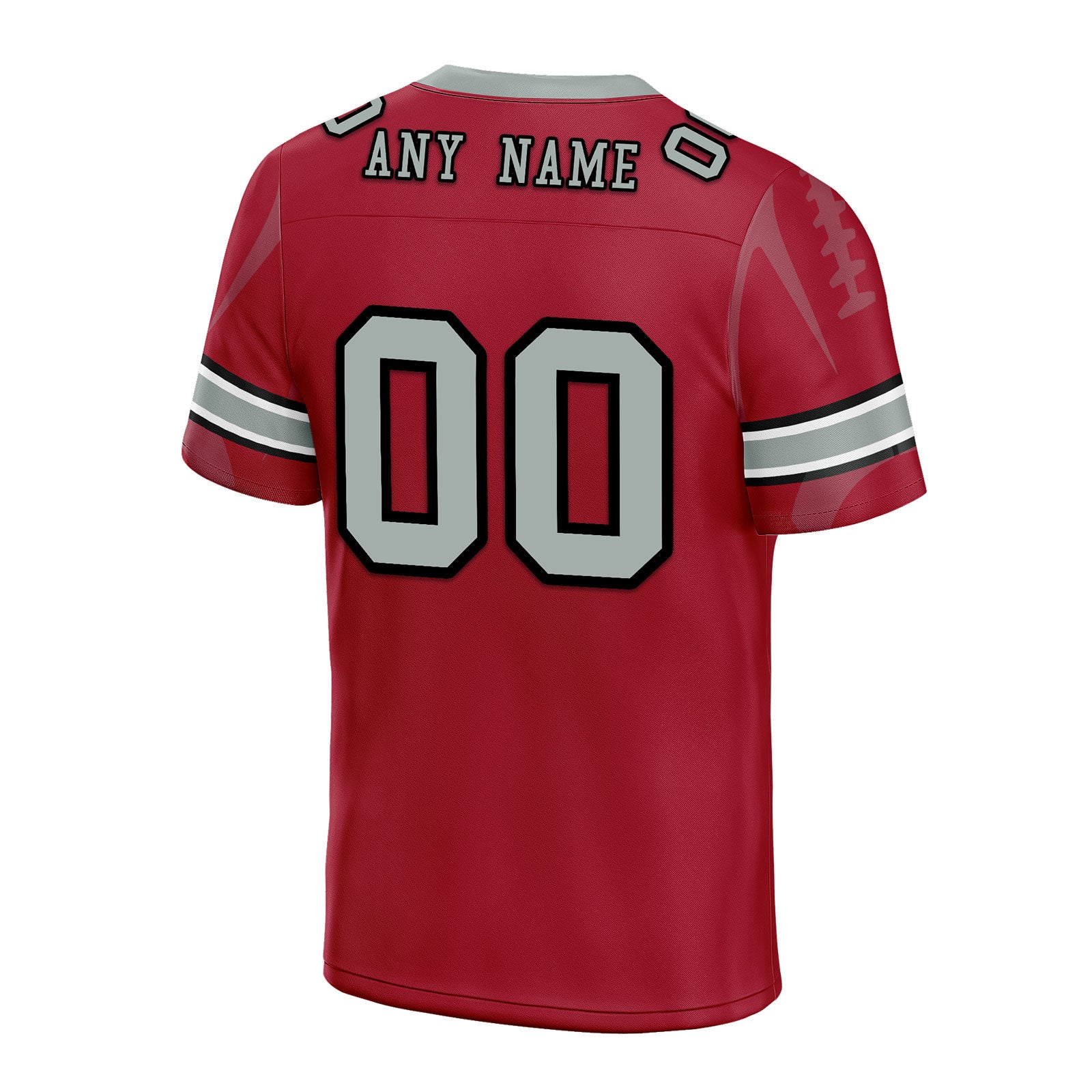 Custom Red Atlanta Personalized Authentic Football Jersey FBJ02-D025033-2