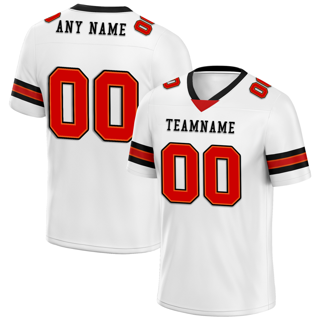 Custom White Classic Style Personalized Authentic Football Jersey FBJ02-bd0a70ae