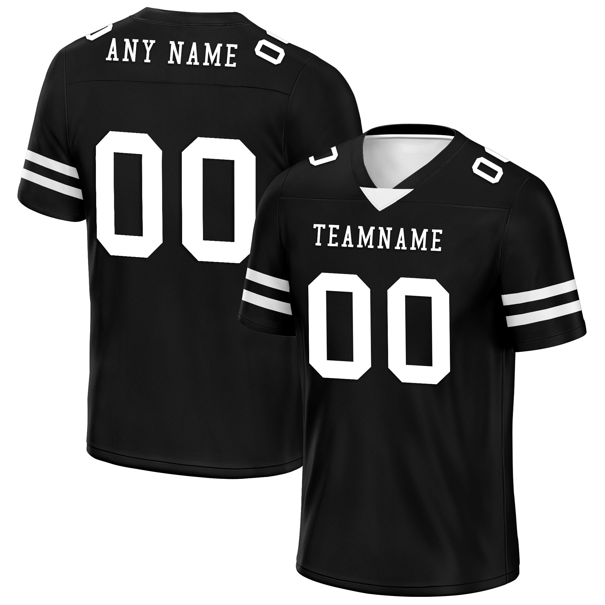 Custom Black Classic Style Personalized Authentic Football Jersey FBJ02-bd0a70bc