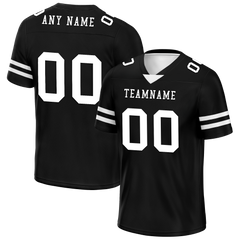 Custom Black Classic Style Personalized Authentic Football Jersey FBJ02-bd0a70bc