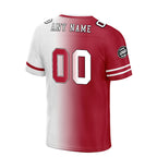 Custom White Red New York Personalized Authentic Football Jersey FBJ02-D028017-11