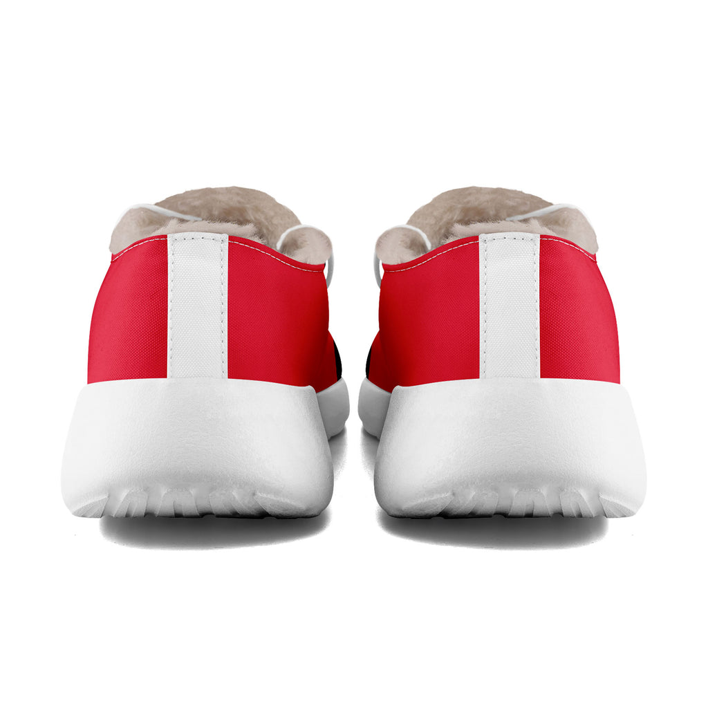 Custom Red Black Kansas City Shoes Personalized Sneaker FN042-D020279-18