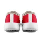 Custom Red Black Kansas City Shoes Personalized Sneaker FN042-D020279-18
