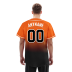 Custom Orange Black Fade Fashion Personalized Authentic Baseball Jersey BSBJ01-D0a70c7