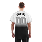 Custom Grey Black Fade Fashion Personalized Authentic Baseball Jersey BSBJ01-D0a70ee