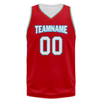 Custom Red White Blue City Edition Personalized Sports Uniform Authentic Basketball Jersey BBJ01-D06101-15
