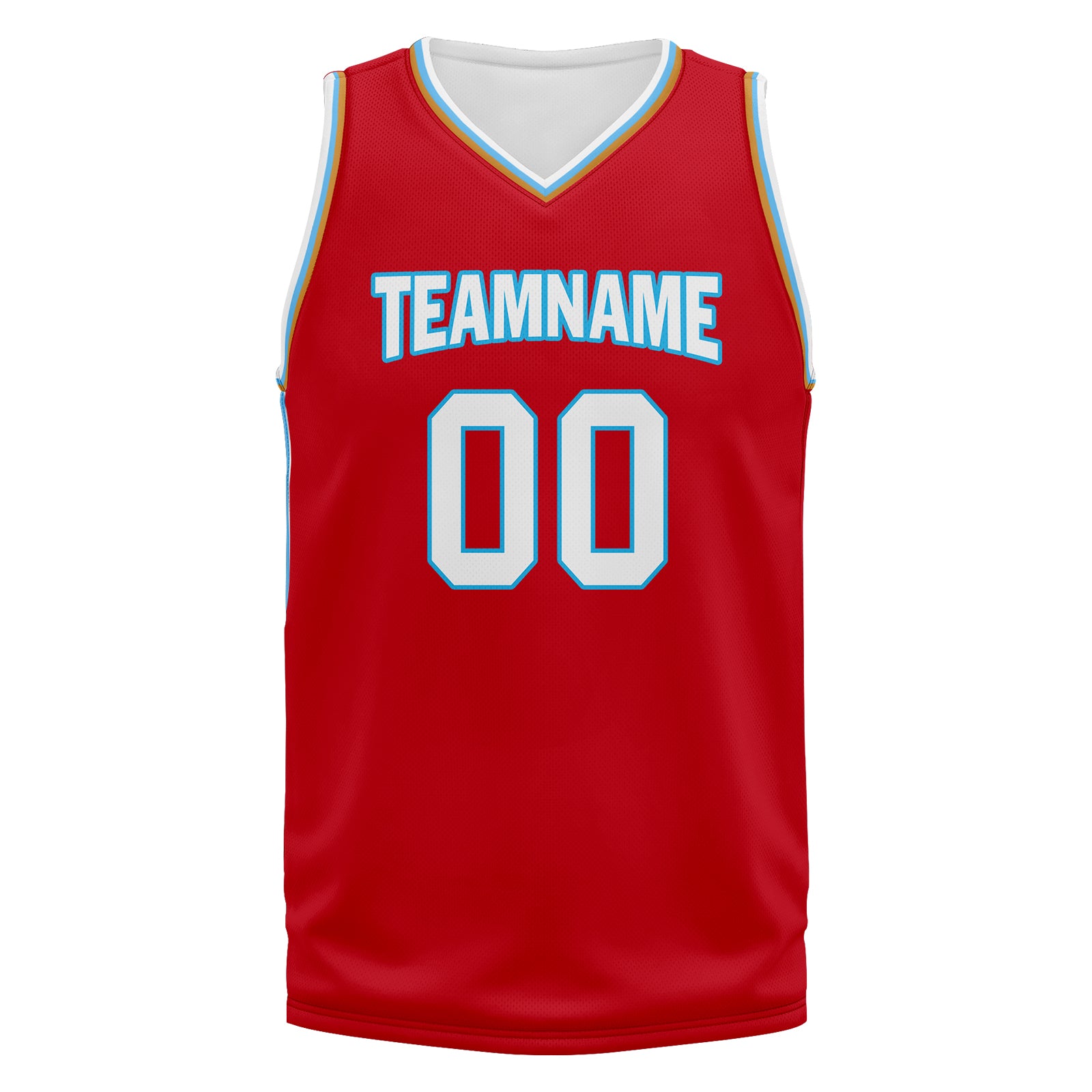 Custom Red White Blue City Edition Personalized Sports Uniform Authentic Basketball Jersey BBJ01-D06101-15