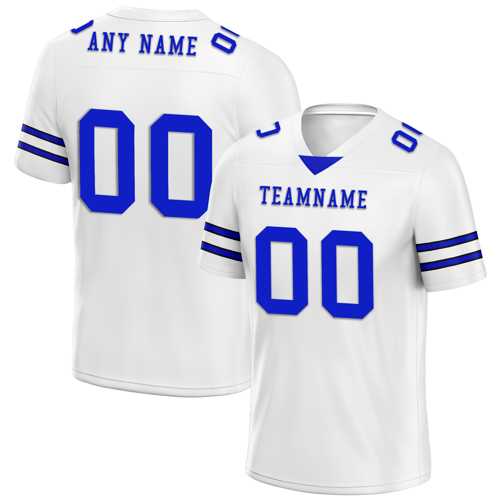 Custom White Classic Style Personalized Authentic Football Jersey FBJ02-bd0a700e