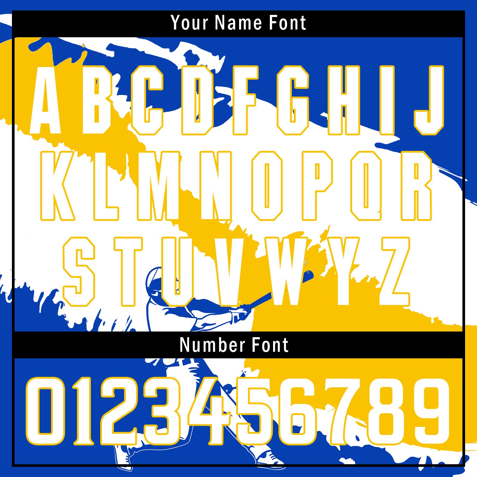 Custom Blue White Yellow Uruguayan Flag Personalized Authentic Baseball Jersey BSBJ01-E06022-7