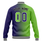 Custom Gradient Fashion Jacket Bomber Full-Snap Varsity Letterman Personalized Jacket FZ005-D028015-9