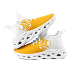 Custom Yellow White Pennsylvania MaxSoul Shoes and Hat Combo Offer Personalized Combo ZH-D028017-31
