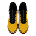 Custom Navy Yellow Maxsoul Shoes Personalized Sneaker FN030XD-D020388-13