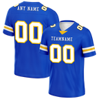 Custom Blue Classic Style Personalized Authentic Football Jersey FBJ02-bd0a70bb