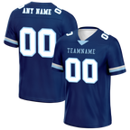 Custom Blue Classic Style Personalized Authentic Football Jersey FBJ02-bd0a70a7