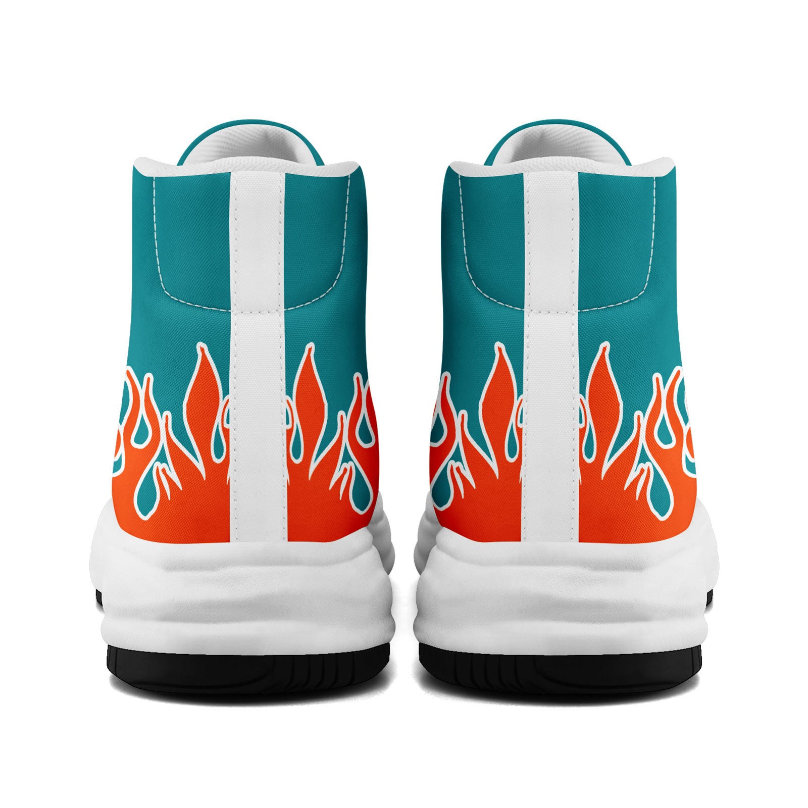 Custom Green Orange Miami Football Jersey and Firesoul Sports Shoes Combo Offer Personalized Combo ZH-D020273-24