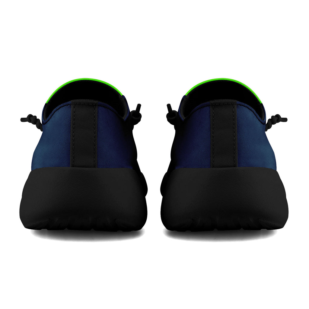 Custom Blue Green Seattle Jacket and Sports Shoes Combo Offer Personalized Combo ZH-D020294-27