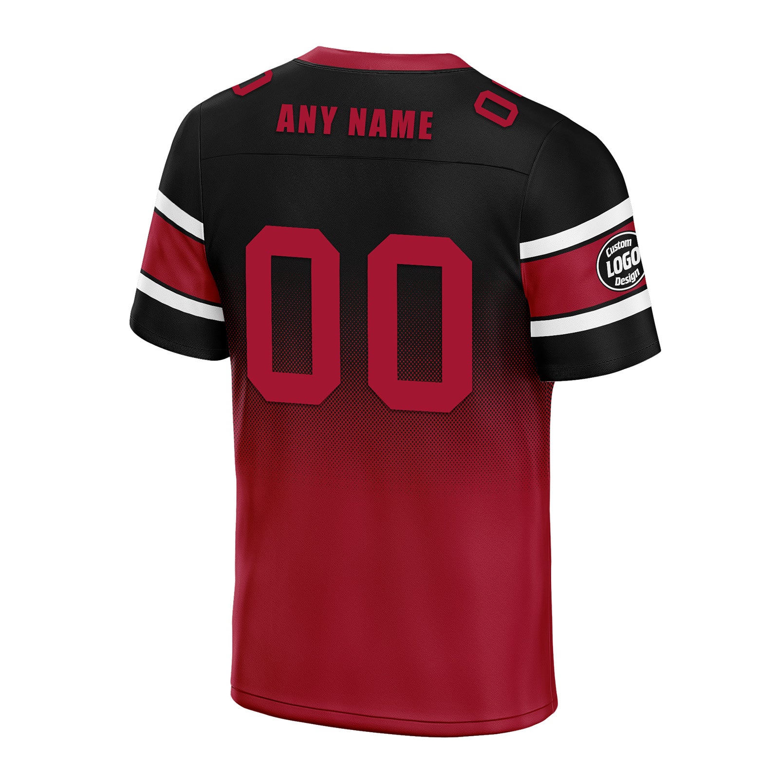 Custom Red Black Atlanta Football Jersey and Hat Combo Offer Personalized Combo ZH-D020326-3