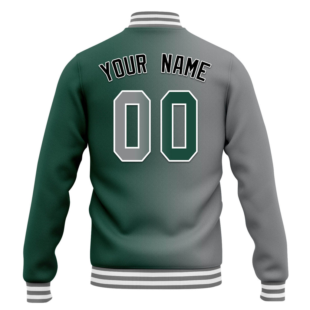 Custom Split Fashion Jacket Bomber Full-Snap Varsity Letterman Personalized Jacket FZ005-D028014-7