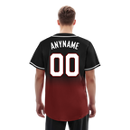 Custom Black Red Fade Fashion Personalized Authentic Baseball Jersey BSBJ01-D0a70f0