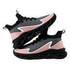 Custom Gray Pink Maxsoul Shoes Personalized Sneaker FN030A-E020011-15