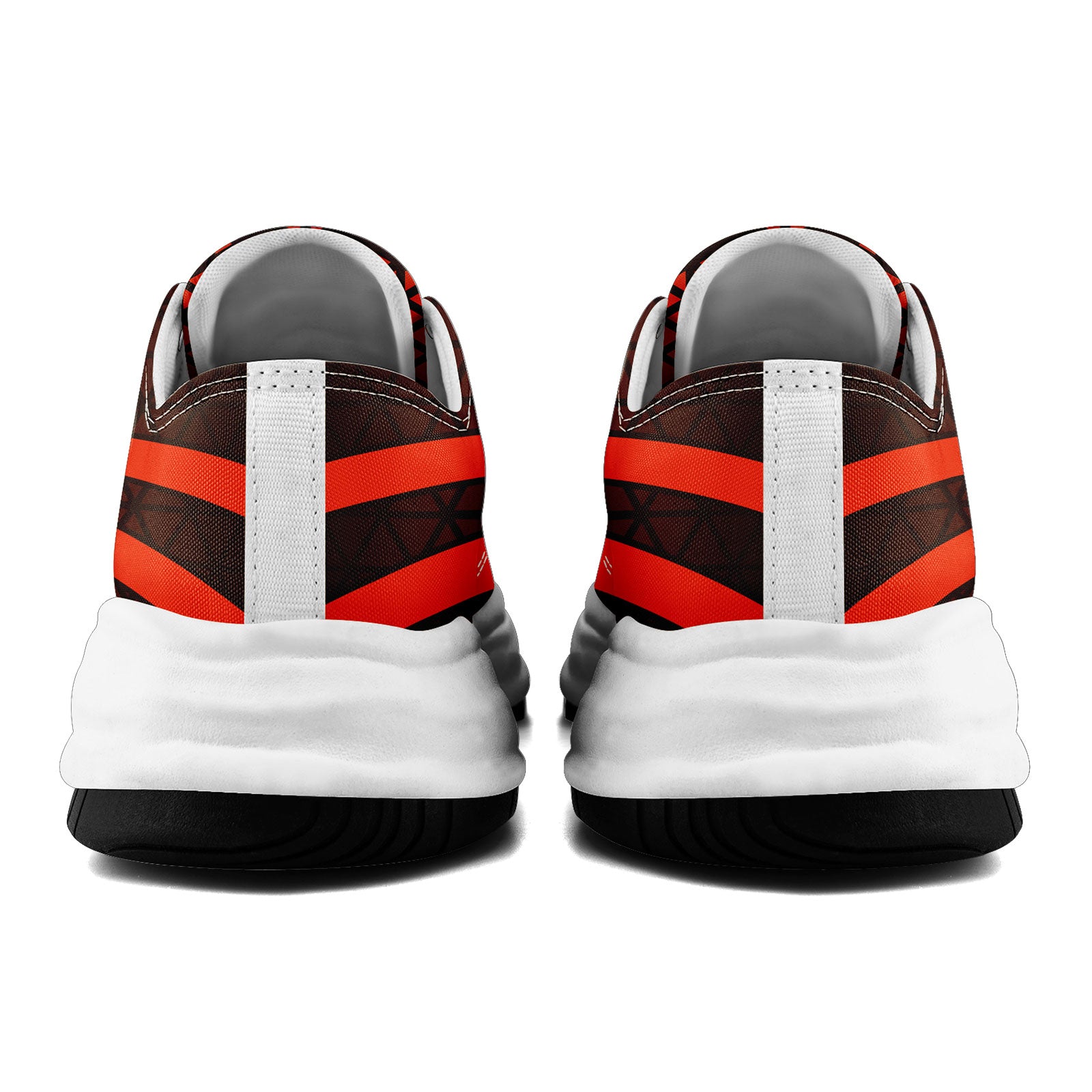 Custom Black Orange Ohio Shoes Personalized Sneaker FN038-D023003-8