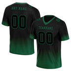 Custom Dark Geen Fade Fashion Personalized Authentic Football Jersey FBJ02-D06086
