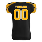 Custom Yellow Black Pennsylvania High-Performance American Football Jersey FBJ06-D023001-30