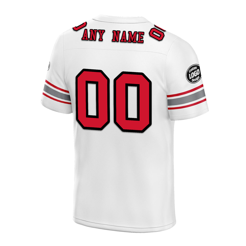 Custom White Arizona Personalized Authentic Football Jersey FBJ02-D020256-1