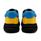 Custom Blue Yellow Los Angeles Shoes Personalized Sneaker FN032-D020389-22