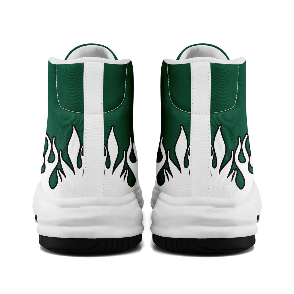 Custom Green White New York Football Jersey and Firesoul Sports Shoes Combo Offer Personalized Combo ZH-D020273-28