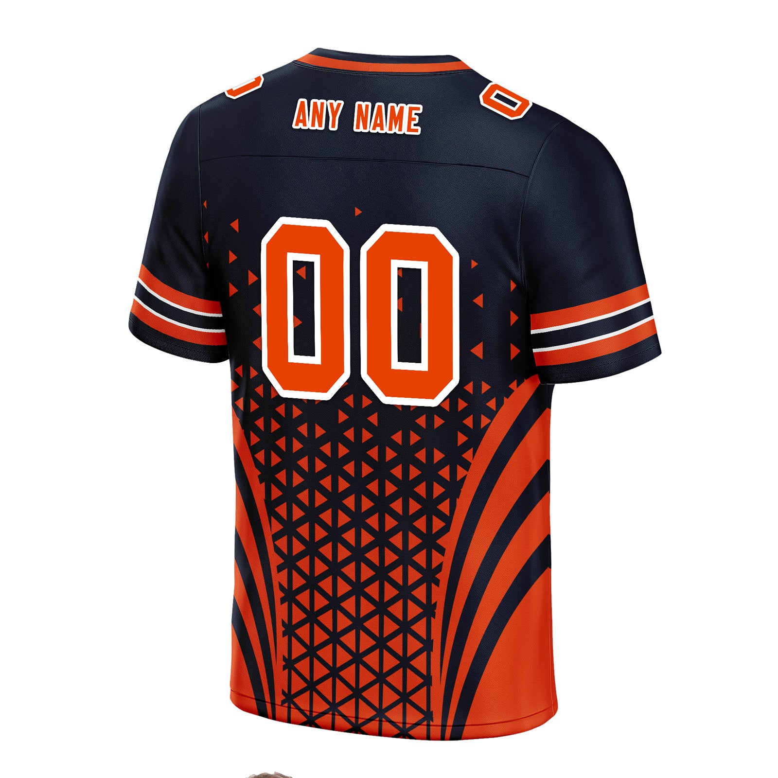 Custom Black Orange Illinois Football Jersey and Sports Shoes Combo Offer Personalized Combo ZH-D023031-7