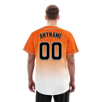 Custom Orange White Fade Fashion Personalized Authentic Baseball Jersey BSBJ01-D0a70dd