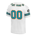 Custom White Miami Personalized Authentic Football Jersey FBJ02-D020256-21