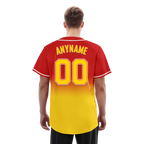 Custom Red Yellow Fade Fashion Personalized Authentic Baseball Jersey BSBJ01-D0a70d7