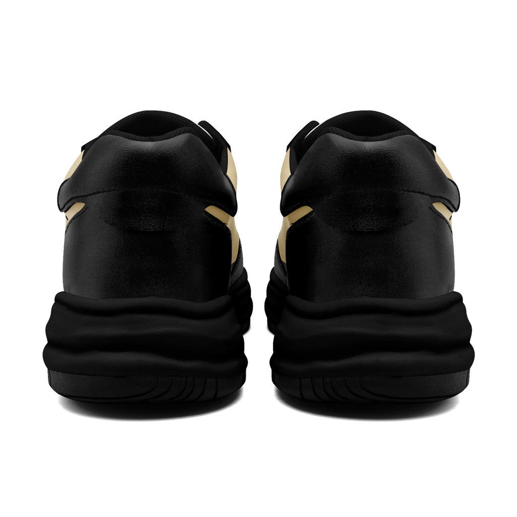 Custom Black Gold New Orleans Shoes Personalized Sneaker FN032-D020389-19