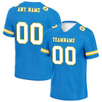 Custom Light Blue Los Angeles Personalized Authentic Football Jersey FBJ02-E0601-11