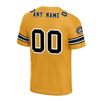 Custom Yellow Pittsburgh Personalized Authentic Football Jersey FBJ02-D020256-18