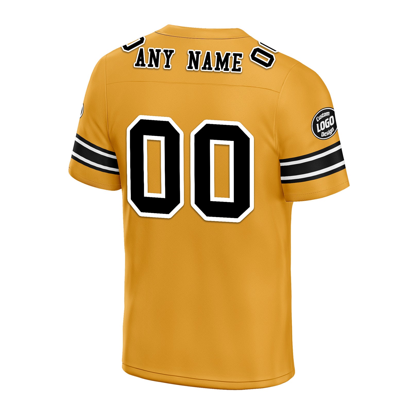 Custom Yellow Pittsburgh Personalized Authentic Football Jersey FBJ02-D020256-18