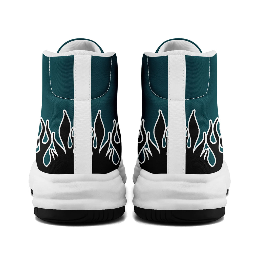 Custom Green Black Philadelphia Football Jersey and Firesoul Sports Shoes Combo Offer Personalized Combo ZH-D020273-23