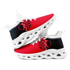 Custom Dark Gray Red Texas MaxSoul Shoes and Hat Combo Offer Personalized Combo ZH-D028017-22