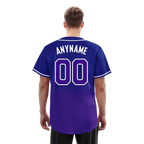 Custom Blue Purple Fade Fashion Personalized Authentic Baseball Jersey BSBJ01-D0a70ea