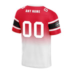 Custom Red White Kansas City Personalized Authentic Football Jersey FBJ02-D020249-18