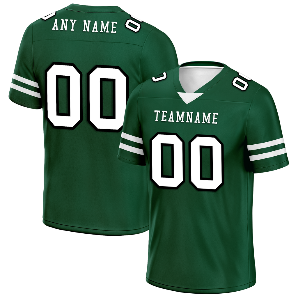 Custom Green Classic Style Personalized Authentic Football Jersey FBJ02-bd0a70a9