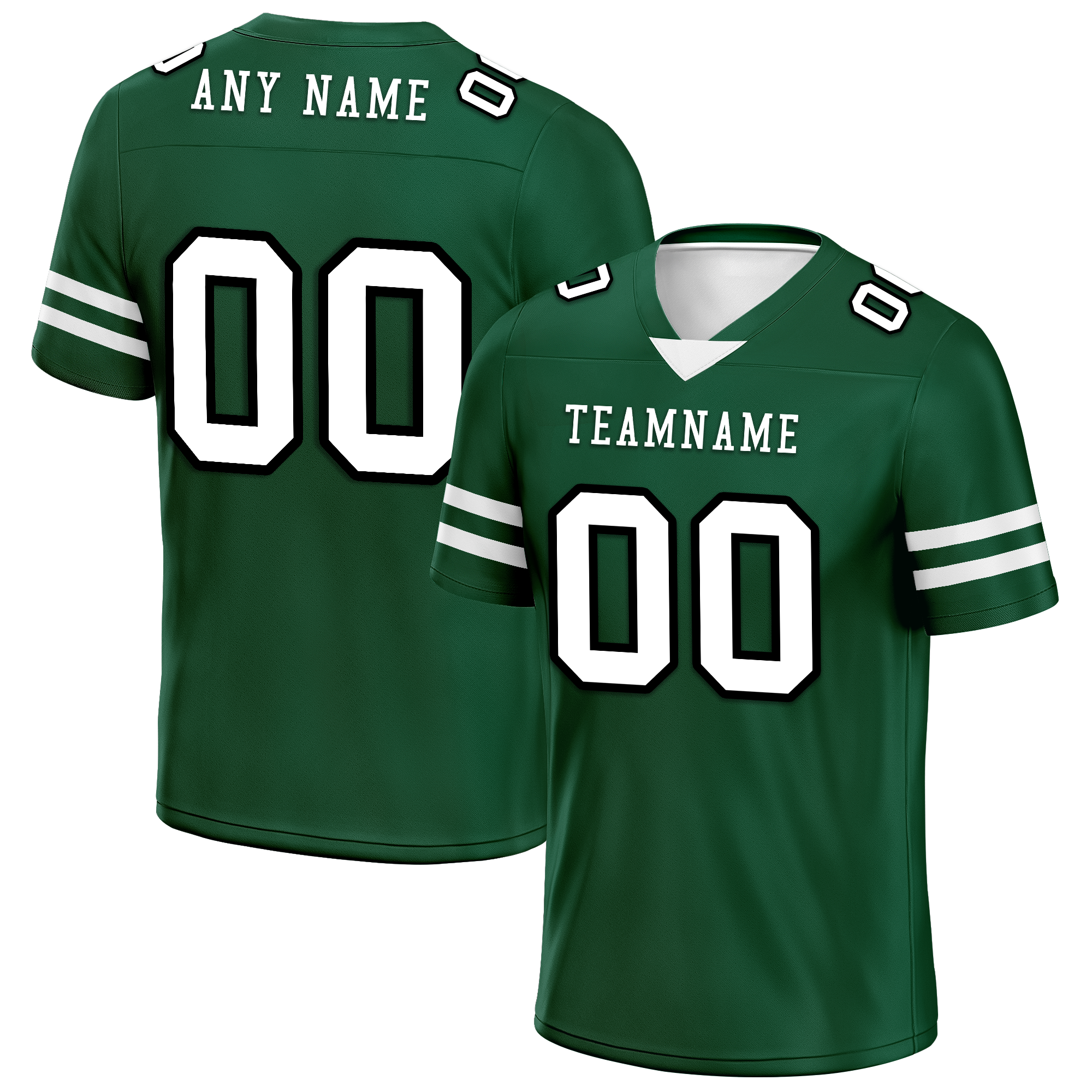 Custom Green Classic Style Personalized Authentic Football Jersey FBJ02-bd0a70a9