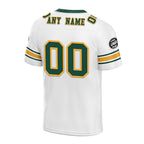 Custom White Green Wisconsin Personalized Authentic Football Jersey FBJ02-D020256-7